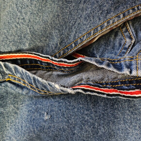 Vintage Ecko Unltd Collection18c Baggy Blue Jeans Men's 34 90ss Y2K Hip Hop Skat - Picture 16 of 16